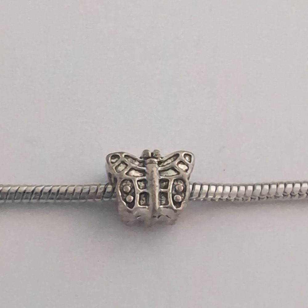 Silver Butterfly‎ Charm for Pandora Style Bracelet